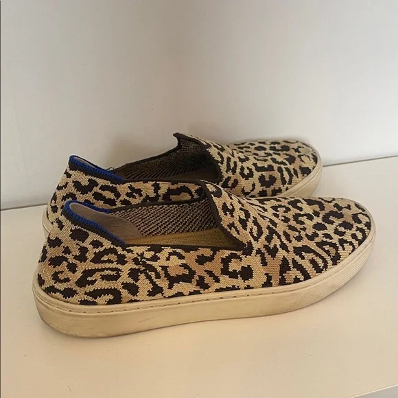Rothy’s Leopard Print Slip-On Sneakers - Picture 4 of 8